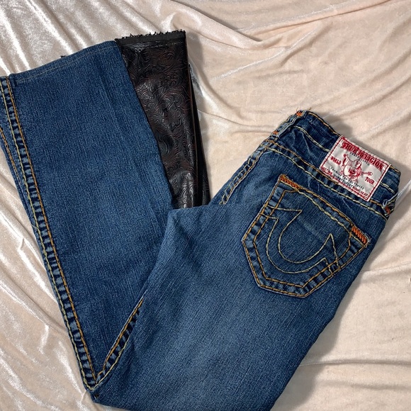 SOLD True religion size 28 Johnny Super T Flared/bell bottom - Picture 12 of 13